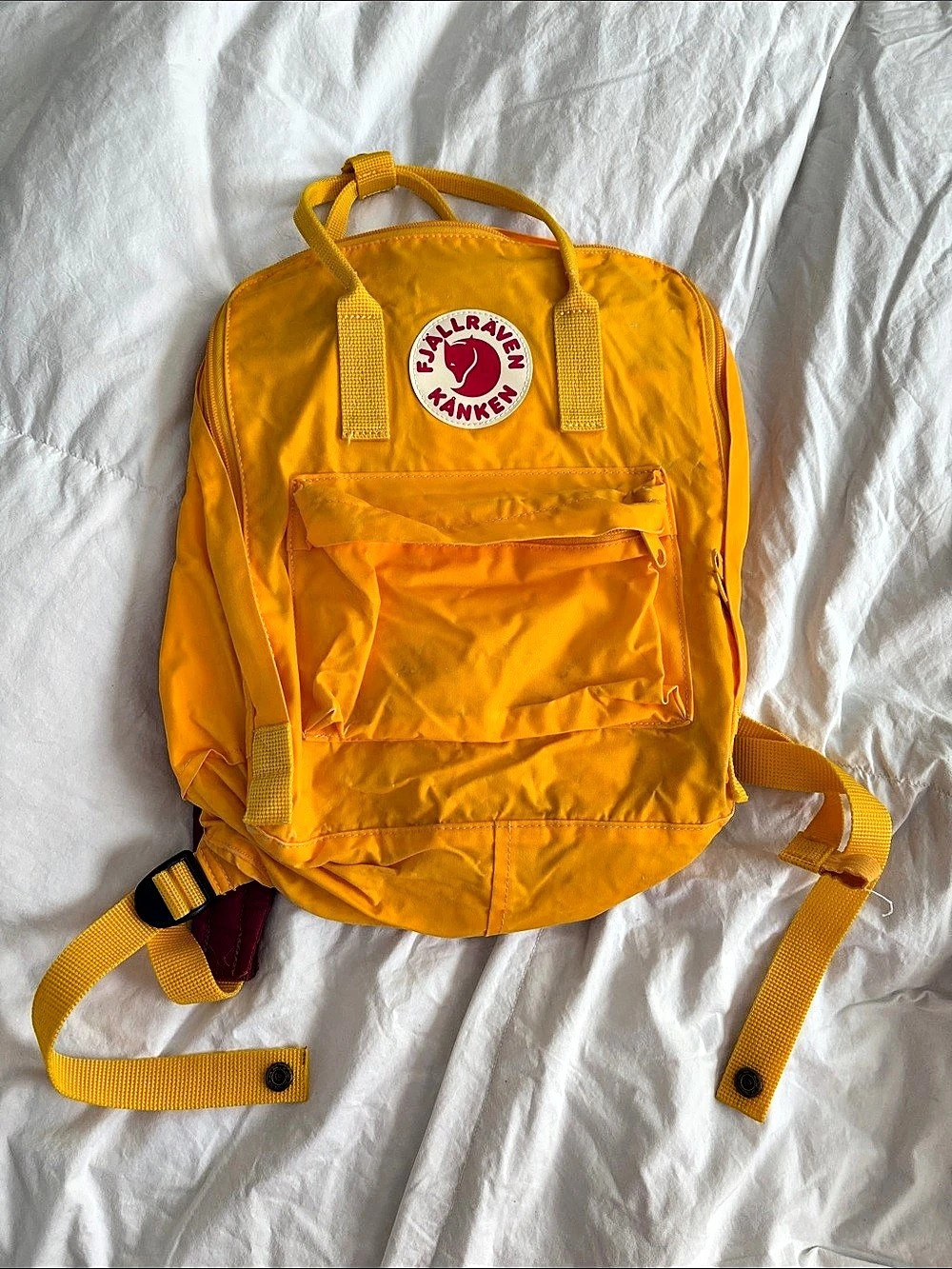 Fjallraven Kanken Backpack in Yellow